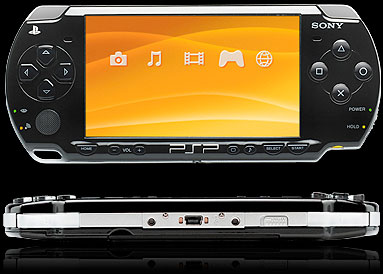 psp 3000 - A portable game console by Sony that boast of high resolution LCD screen that is capable of movie playbacks as well!