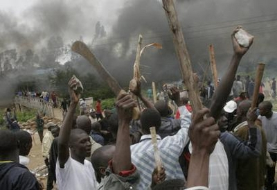 the violence of people - the kenya violence of the people there