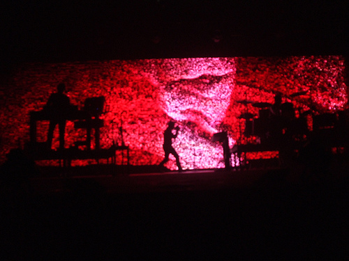 NIN concert purple - BOK concert Tulsa OK November 2008.