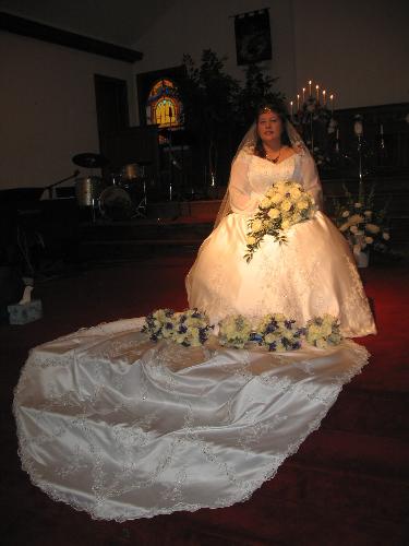 Me on my wedding day - We got married March 16, 2008