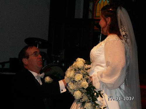 Me and My Husbande - This is us on our wedding day.