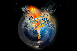 earth explode - image of planet exploding