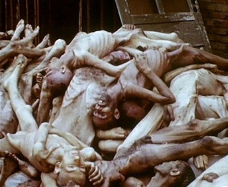 The Holocaust - A sad photo of the holocaust incident happened in the time of Adolf Hitler.