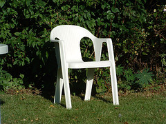 pvc arm chair - Does everyone have a favourite chair or place to sit?