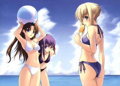 An example of Manga Girls - Most of them have killer sexy bodies with big dole eyes and a petite smile.
