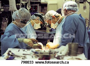 Doctors try a new method of operating - Doctors in the operating room