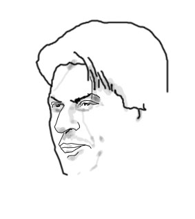 Bollywood Badshah, Sharukh Khan -  A digital drawing of Sharukh khan done by me in PS CS3