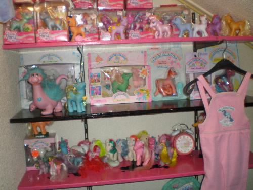 My little pony collection - A screen shot from a small part of Cyberflufs personal my little pony collection