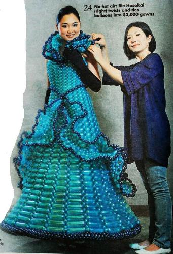 Balloon Gown - This gown cost a hefty $3000. And you can only wear it once!