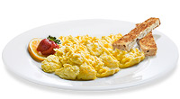 Drop an egg in the soup - I boiled eggs so to get a great tasting egg, when I cook soup..when it's ready..I drop in an egg whole. Delicious soup and egg.