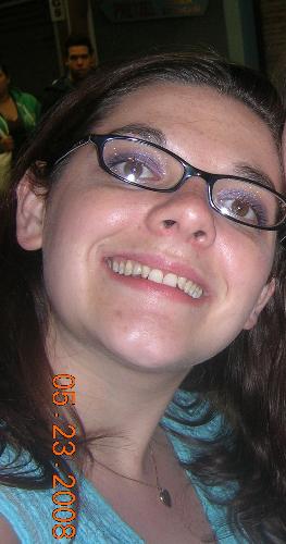 me! - me, drinking again :) not sure where the rest of my face is. lol