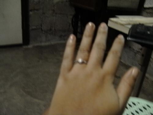 My engagement ring - Just taking a shot on my engagement ring.