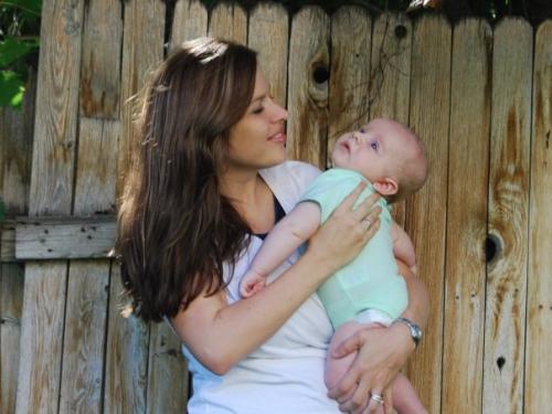 Baby J and me - Me and baby