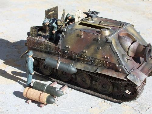 1/35 scale German Sturmtiger model - This is a model of the German Sturmtiger, used during World War II.