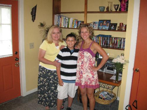 Me and 2 of my children - Visiting Rachel for my Birthday last year
