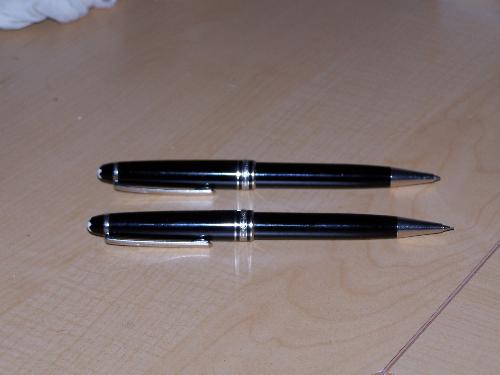 Pen and Pencil set - The pen's on the top, the pencil's on the bottom