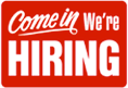 Hire  - A sign I like to see when I am looking for a job:)