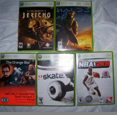xbox 360 - xbox 360 game collection