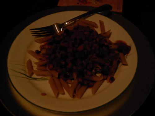 Dinner - Pasta with a whole lot of love.
