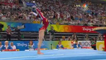 Yang Yilin 2008 Vault - Yang Yilin's All Around Vault at 2008 Beijing Olympics