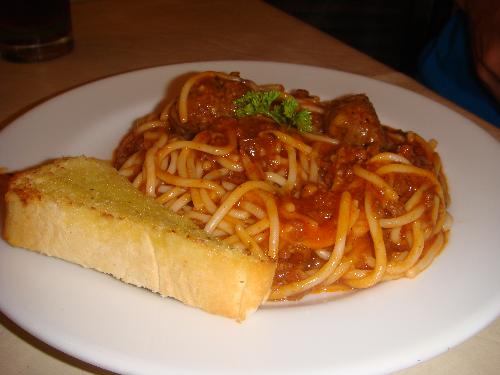 Pizza Hut spaghetti - Spaghetti with Meat balls