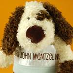 Hus-little-puppy - One of Pig-In-A-Blankie's friends. This snuggly little guy is the perfect addition to any blanket.