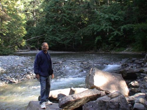 Glacier Park in U.S. - This is me at Glacier park,U.S.