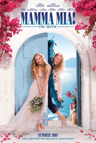 Mama Mia Poster - Mama Mia, a musical movie, based on the songs from the famous group ABBA.