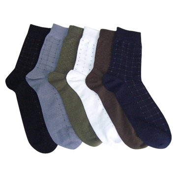 Socks - Different coloured socks. 