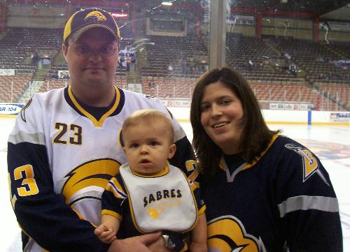 hockey family - us last year for our family photo