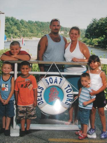 my family - This is my family, minus the youngest one. This was taken at a trip to the dells last summer.