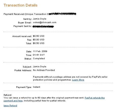 Got 7th payment from clixncash - it is just 0.5 dollar but it is the few ptc sites I am sticking to. 