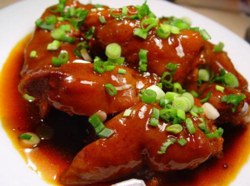 chinese food  - bouilli of pig hoof