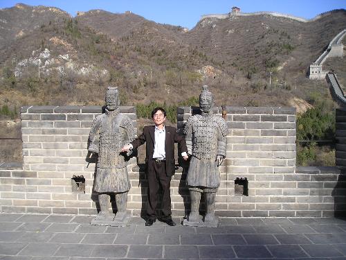 the Great Wall of China - I am in Beijing, I am on the Great Wall.
