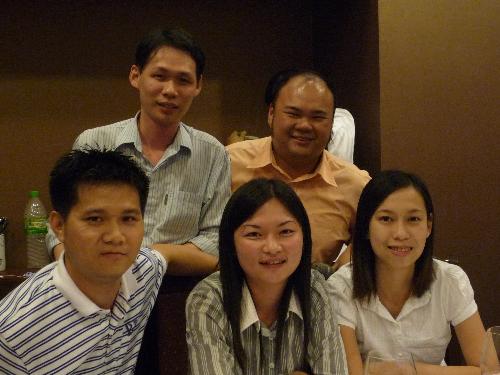 MY collegue in KAF - haha..we have an annual dinner for ourself b4 CNY!!