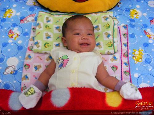 Gabriel Janur Danu Fidelio - He is my first baby. Born on December 13th, 2008 in Panti Rapih Hospital, Jogjakarta, Indonesia. His name is Gabriel Janur Danu Fidelio.  Thank God, for trusting me to take care of him.