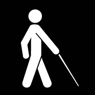Blind person - Blind person sign