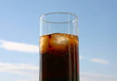 Pepsi - Cold glass of Pepsi on a hot day