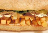 Hamburger - Check out this hamburegr and french fry combo meal!