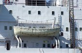 Lifeboat - Picture of a lifeboat on a huge ship