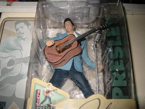 Elvis Presley Hound Dog - This is my Elvis Presley 'Hound Dog' action figure by McFarlane. This was based on the Milton Berle Show in 1956.
