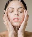 Clean& Clear -  Wash your face with water and keep it clean