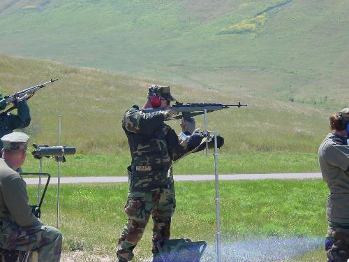 Shooting - Me competing for the All Navy Rifle and Pistol Team.