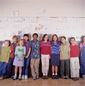 Children - Group picture of a classroom of children