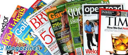 Many magazines - Men and Women magazines