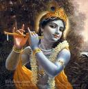 krishna with his beautiful flute - krishna with his flute playing wonder ful music
