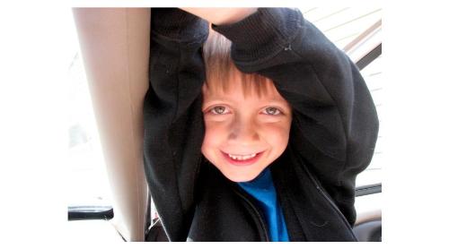 Hunter - My son being cute.
