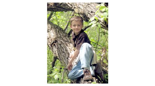 Monkey Boy - Tyler loves climbing trees.