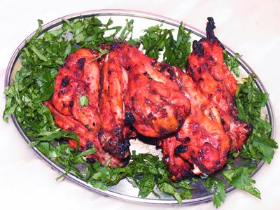 Grilled chicken - The best chicken Dish in an Indian way cooked with lot of butter and spices in a grill..yummy..!