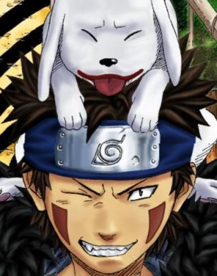 kiba&akamaru - best friends 4 ever :P